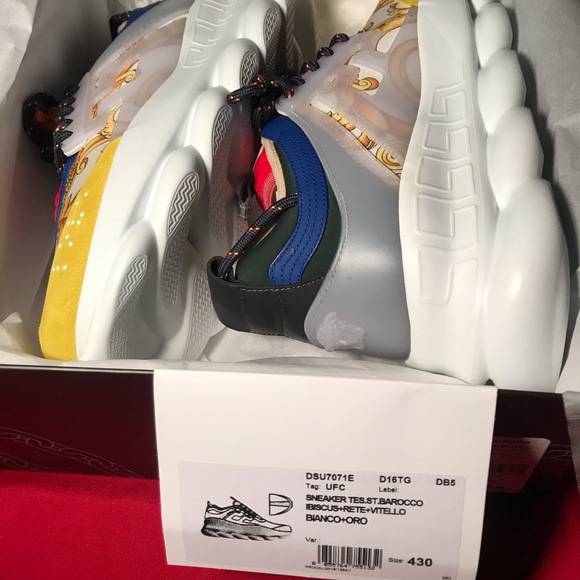 Versace chain reaction sneakers Baroque FW18/19 - Picture 7 of 8